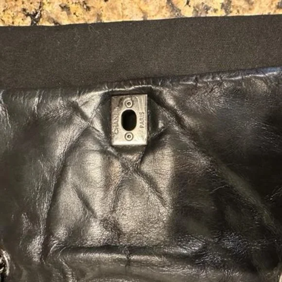 Gorgeous Chanel Black Flap Bag w/silver EUC - Picture 4 of 12